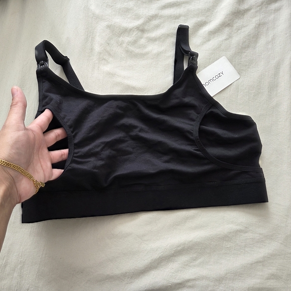 Momcozy Nursing/ Pumping Bra In Black Size XL - Picture 2 of 4